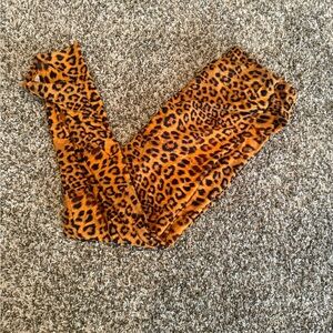 LuLaRoe Vibrant Animal Print Leggings in Warm Orange